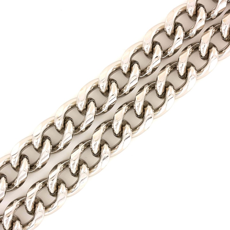 1/2 Nickel, Curb Chain, Steel, #P-3235-NP