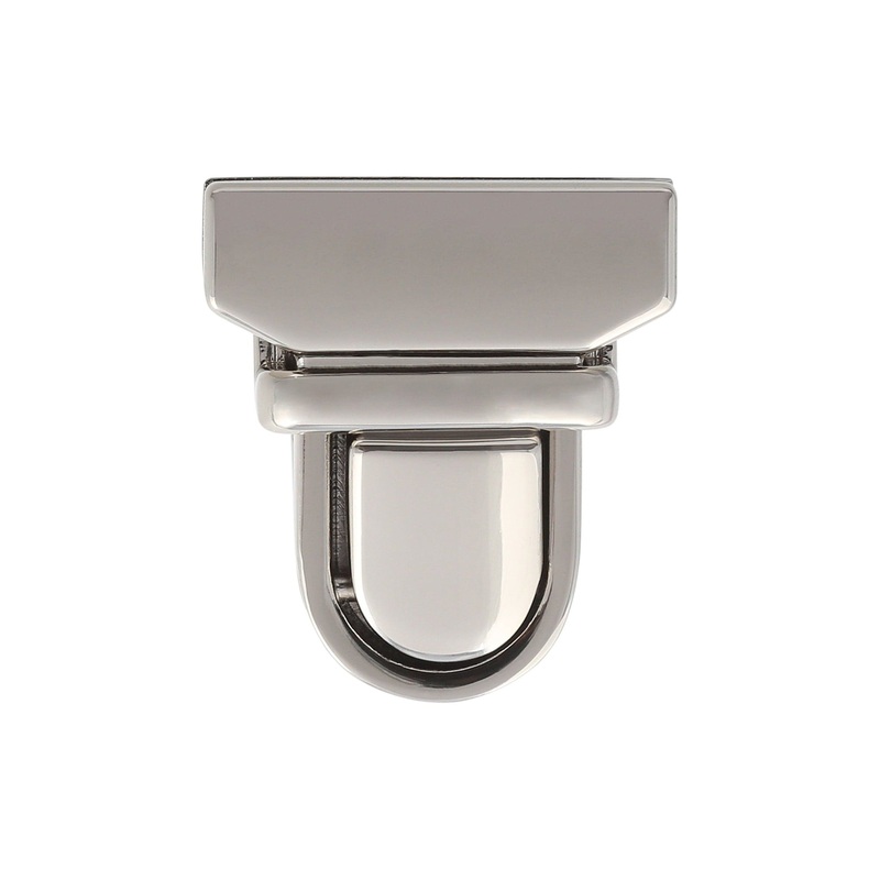 1 3/16 Shiny Nickel, Tuck Catch, Zinc Alloy, #L-3729-NIC