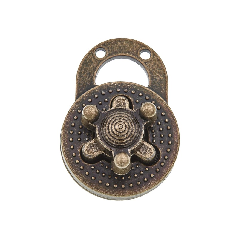 1 3/8 Antique Brass, Turn Lock, Zinc Alloy, #P-2410-ANTB