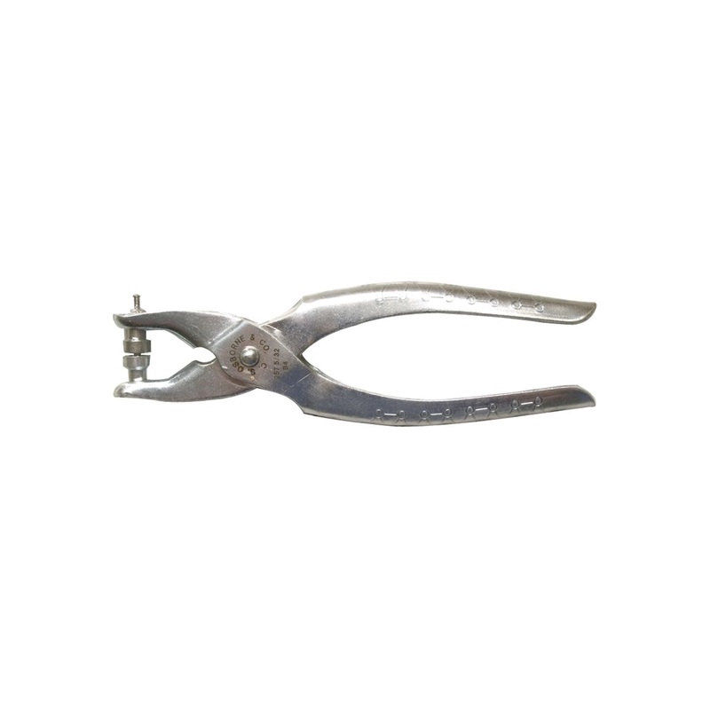 1/4, C.S Osborne Eyelet Setter Pliers, Steel, #T-1616