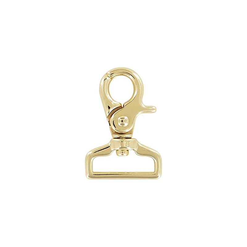 1 Gold, Trigger Swivel Snap Hook, Zinc Alloy-PK4, #P-2946-GOLD