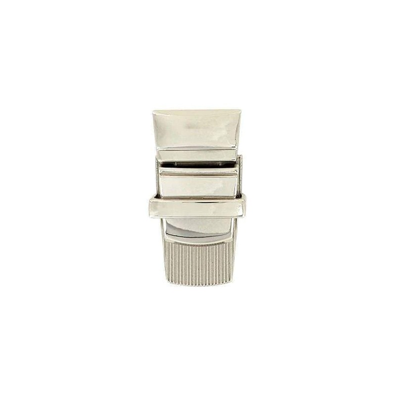 1 Shiny Nickel, Tuck Catch, Zinc Alloy, #L-3405-NIC