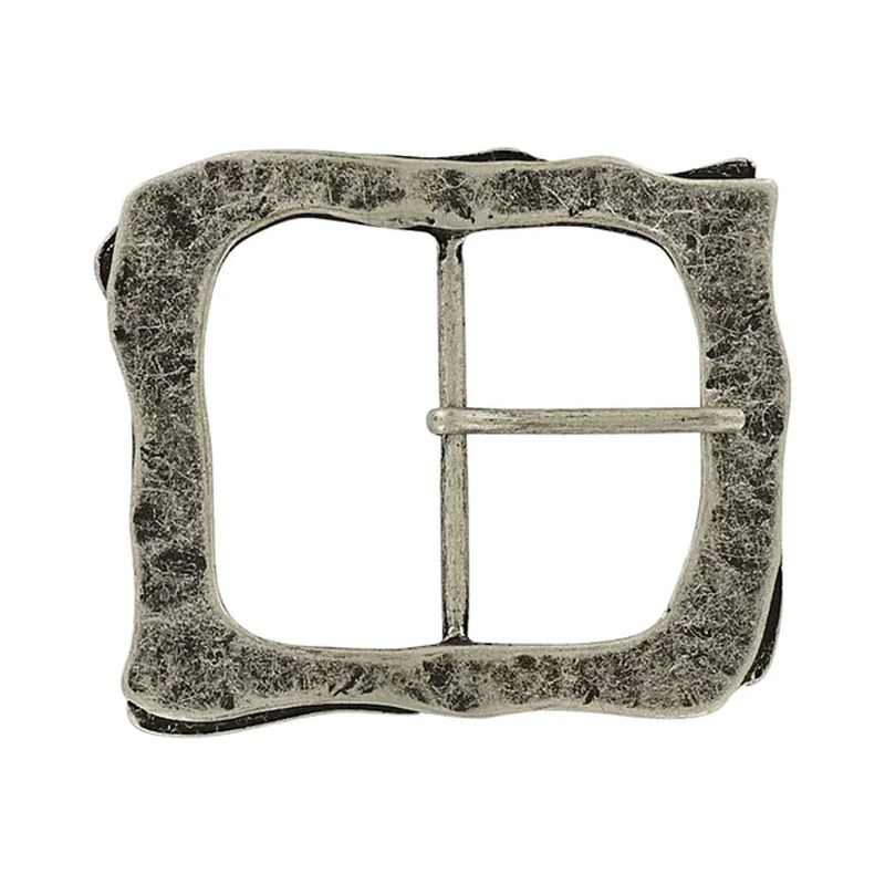 2 1/4 Antique Nickel, Artisan Center Bar Buckle, Zinc Alloy, #C-1967-OS