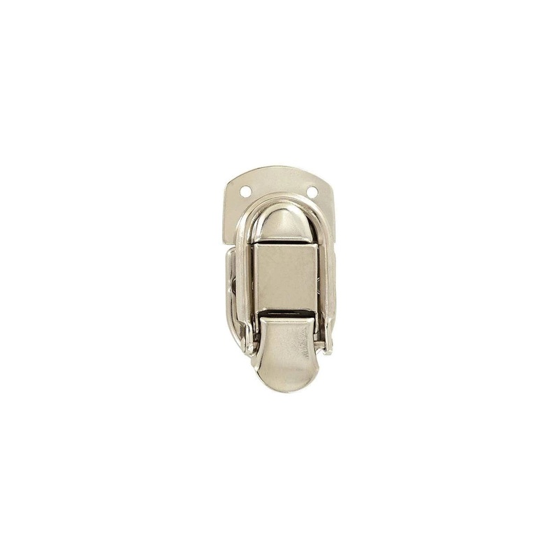2 7/16 Nickel, Latch Lock Drawbolt, Steel, #L-2026