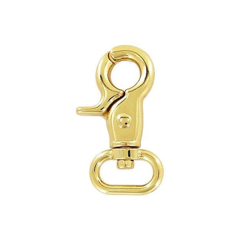 3/4 Shiny Gold, Trigger Swivel Snap Hook, Zinc Alloy, #P-3130-GOLD