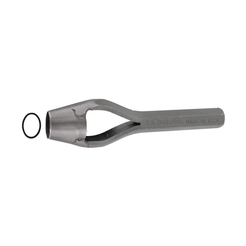 9/32 x 3/16, C.S Osborne Oval Drive Punch, Steel, #T-158-7