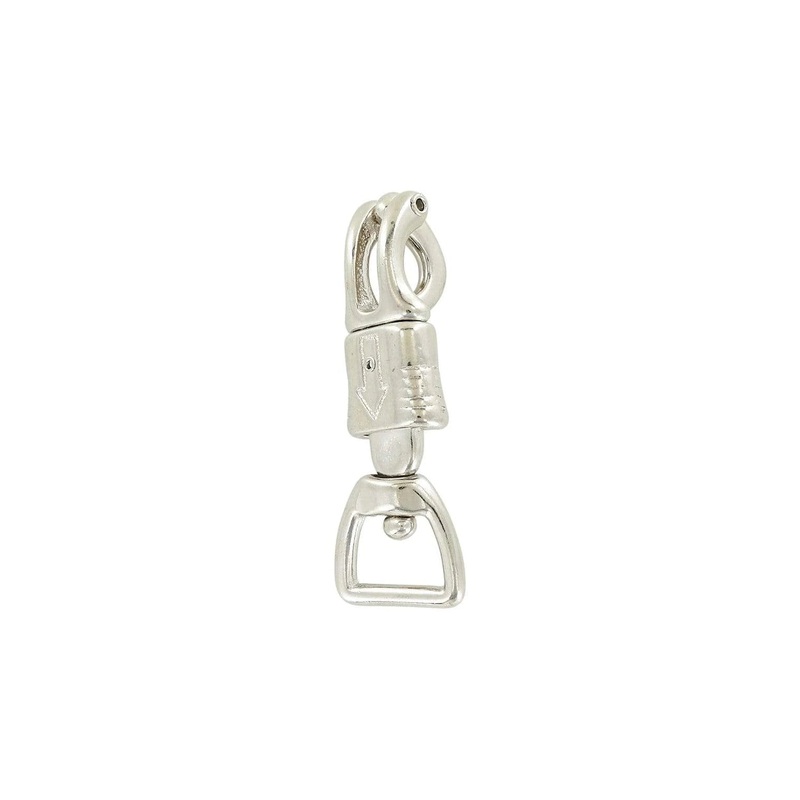 1 Nickel, Artisan Swivel Panic Snap Hook, Malleable Iron, #P-2379