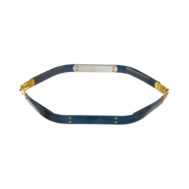 11 Facile Hexagonal Frame  With Brass Hinges, Steel, #A-44-11