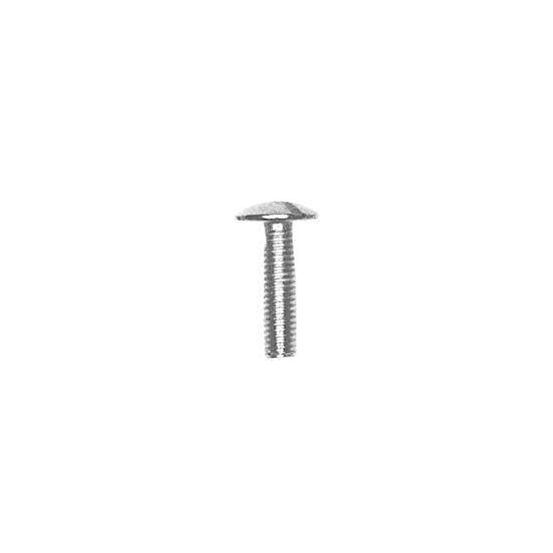12mm Nickel, Handbag Hardware Screw, Steel-PK10, #P-1492-12MM-NIC