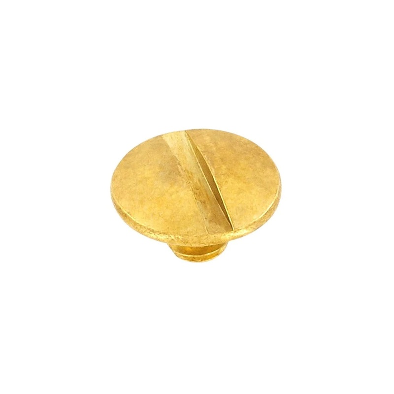 3/16 Brass, Screw Only, Solid Brass PK10, #L-156SC-3-16SB