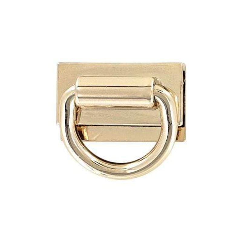 3/4 Light Gold, Handle Loop Anchor with 5/8 Channel, Zinc Alloy, #P-3093-LTGOLD