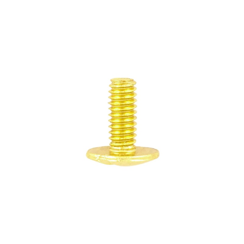3/8 Brass, Screw only, Solid Brass PK10, #L-156SC-3-8-SB
