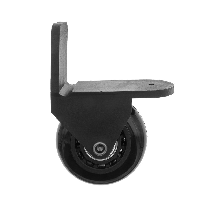 3 Black, Inline Skate Wheel with Housing, Plastic, #L-3666