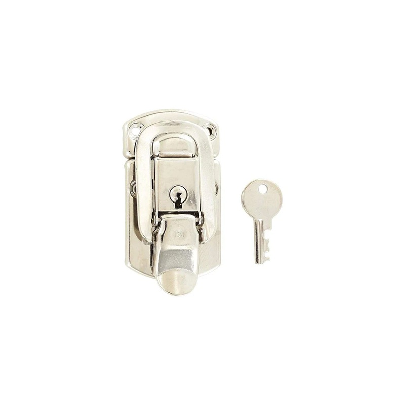 3 Nickel, Locking Drawbolt, Steel, #F-24-NP