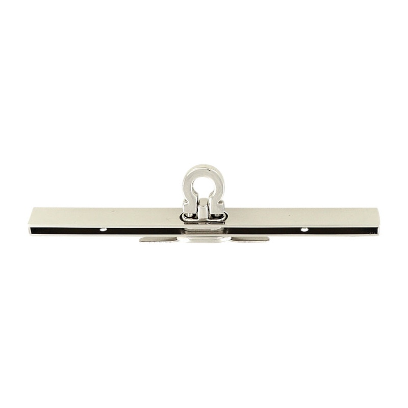 4 3/8 Nickel, Channeled Drop Lock, Zinc Alloy, #P-3198-NIC