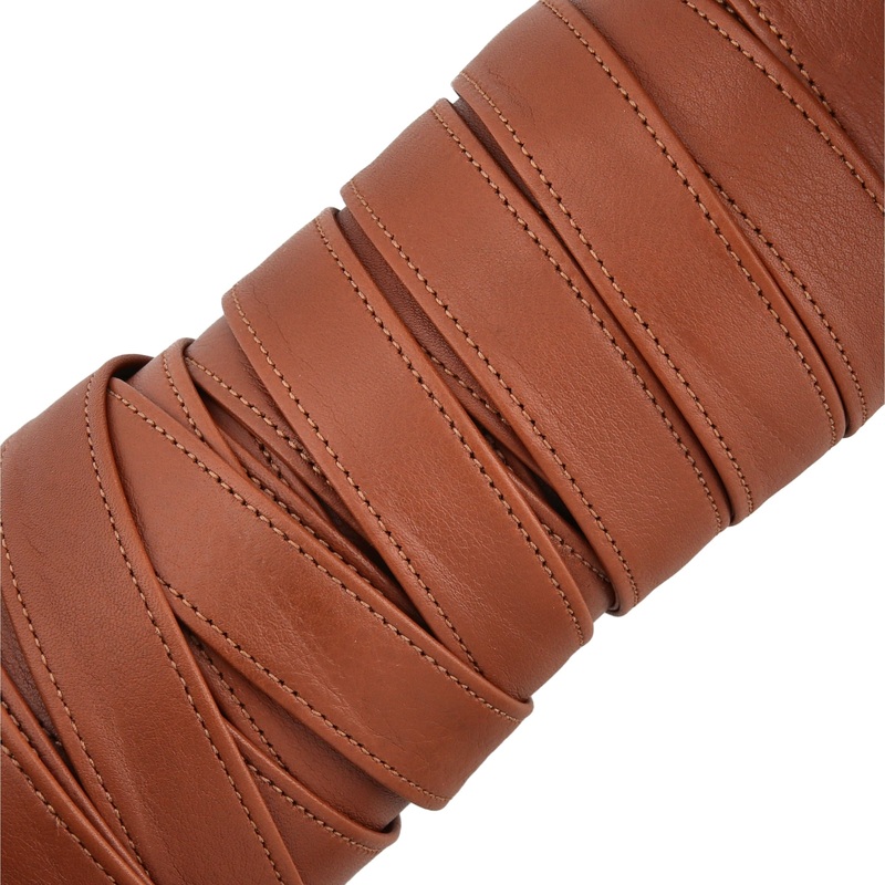 7/8 Golden Tan, Leather Strapping, Leather, #CALF-7-8-GTAN