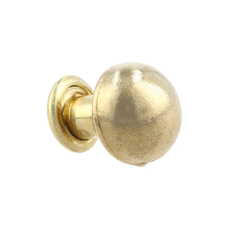 7mm Gold, Dome Top Rivet Stud, Steel – PK5, #P-2593-GOLD