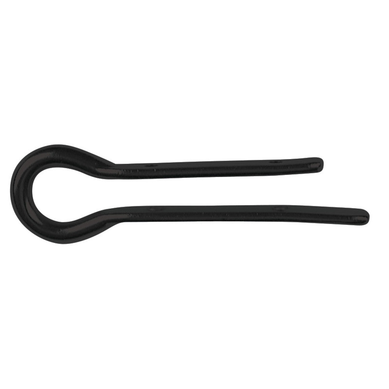 Plain Hame Clip|Black|Stainless Steel