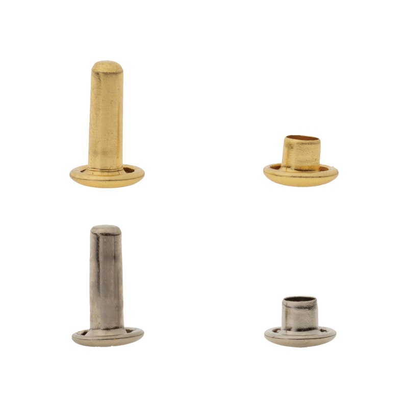 Small Double Cap Jiffy Rivets, 11 mm