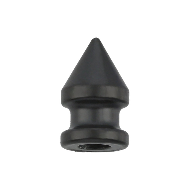 8mm Black, Spike Stud, Zinc Alloy – PK10, #C-1167-BLK