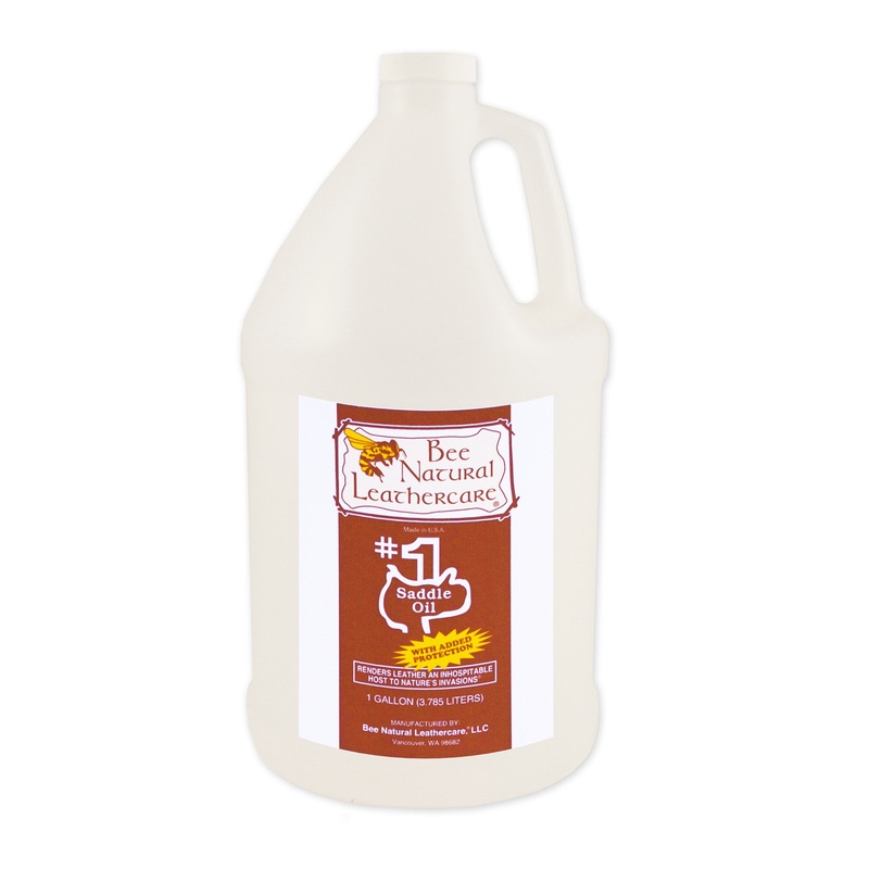 Bee Natural Leathercare #1 Saddle Oil with Added Protection