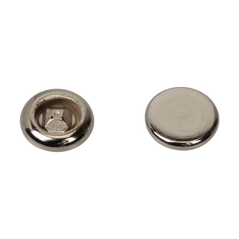 Caps for #104 Tubular Rivets|Brass Plated|Nickel over Brass|Antique Nickel|Solid Brass|Antique Brass|Black|Nickel Plated|Copper