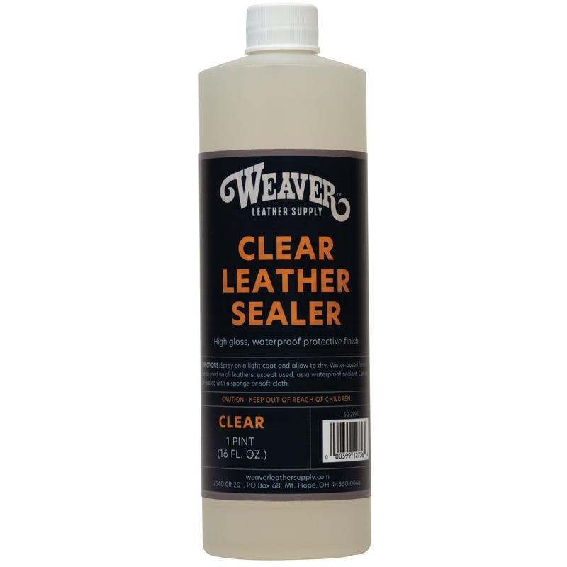 Clear Leather Sealer|Pint|Quart|Gallon