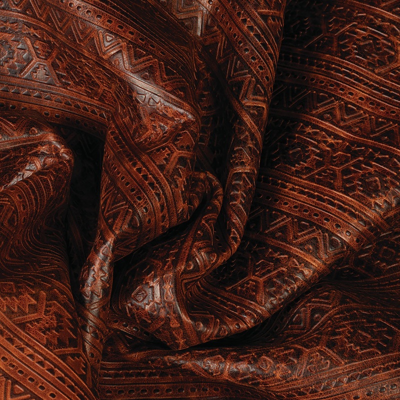Embossed Leather, 2-3 oz., Southwest