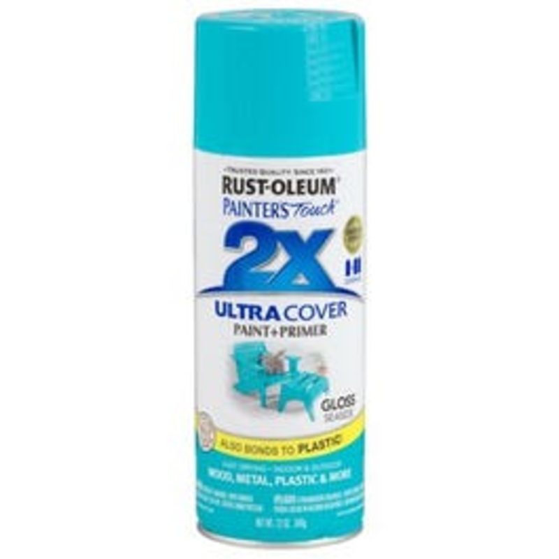 Painter’s Touch 2X Spray Paint,Gloss Seaside, 12-oz.