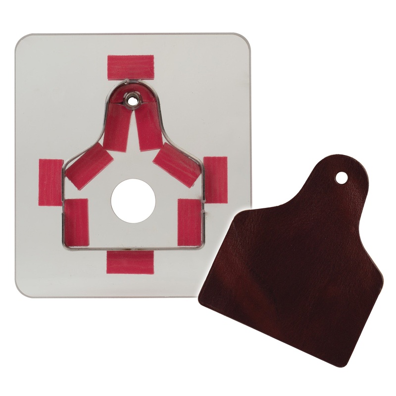 Polycarb Cutting Die, Cow Tag