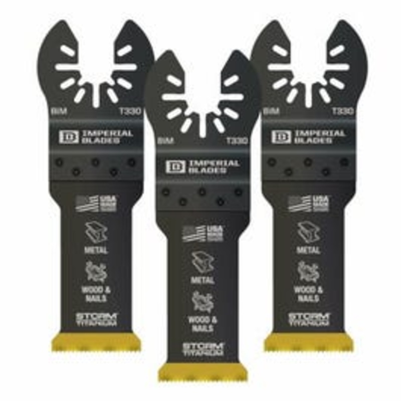 One Fit Storm Titanium Metal Blade, 1-1/4-In., 3-Pk.