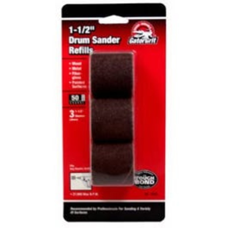 3-Pack 1-1/2×1-1/2-Inch Coarse Resin Cloth Sleeve