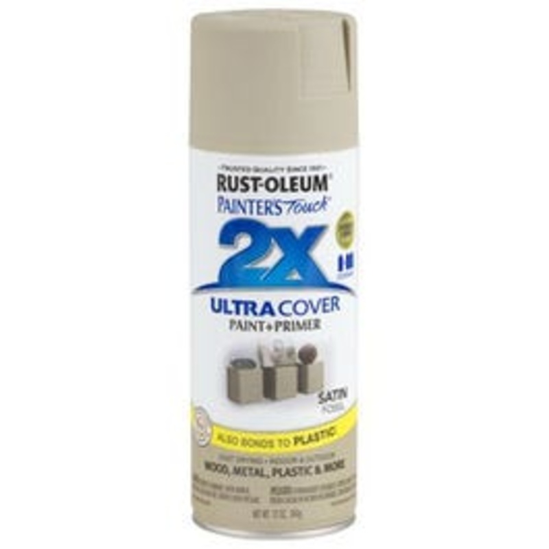 Painter’s Touch 2X Spray Paint, Satin Fossill, 12-oz.