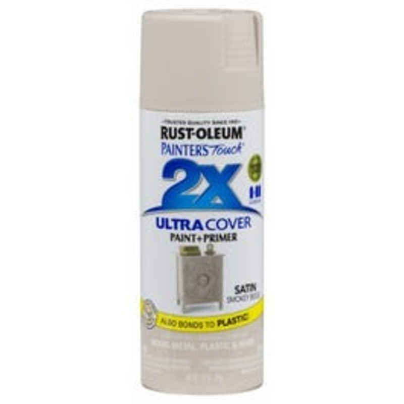 Painter’s Touch 2X Spray Paint, Satin Smokey Beige, 12-oz.