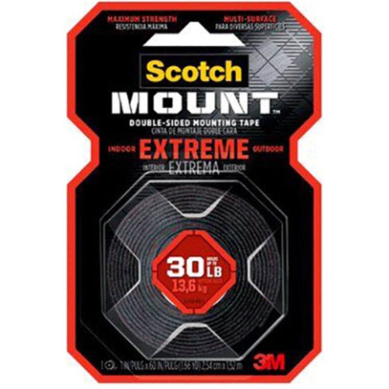 1 IN X 60 IN SCOTCH EXTREME MOUNTING