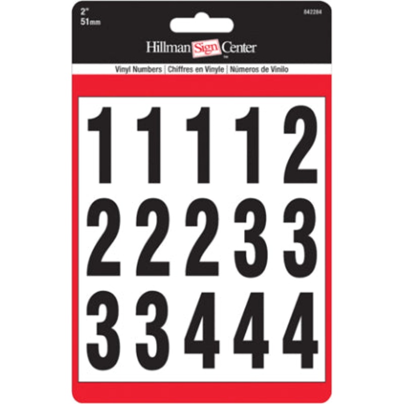 2  BLACK AND WHITE NUMBERS KIT