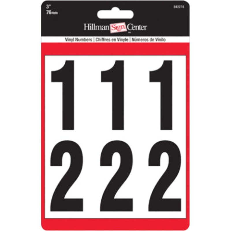 3  BLACK AND WHITE NUMBERS KIT