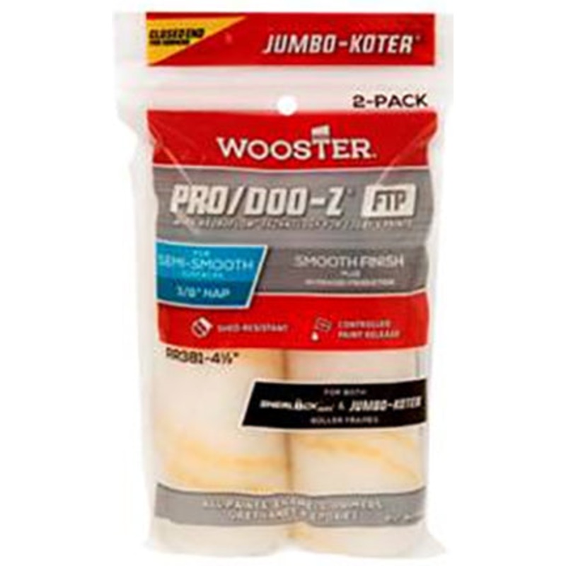 ROLLER COVE R 4-1/2X 3/8 NAP 2 PK