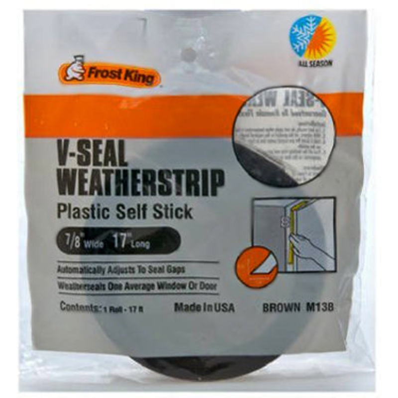 TAPE 7/8X17 WHITE WEATHERSTRIP