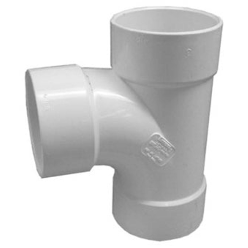 TEE 4IN PVC S D SANITARY TEE
