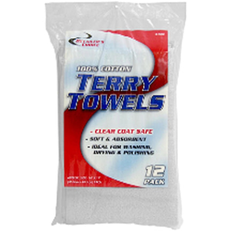 TERRY TOWELS 14 IN X 17 IN 12PK
