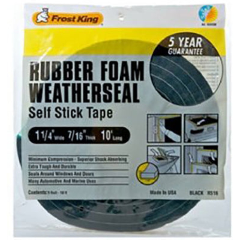 WEATHERSTRIP FOAM 10 FT