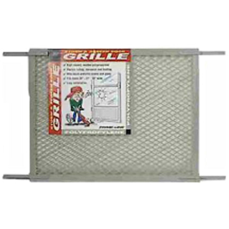 WHT POLY SCREEN DOOR GRILL