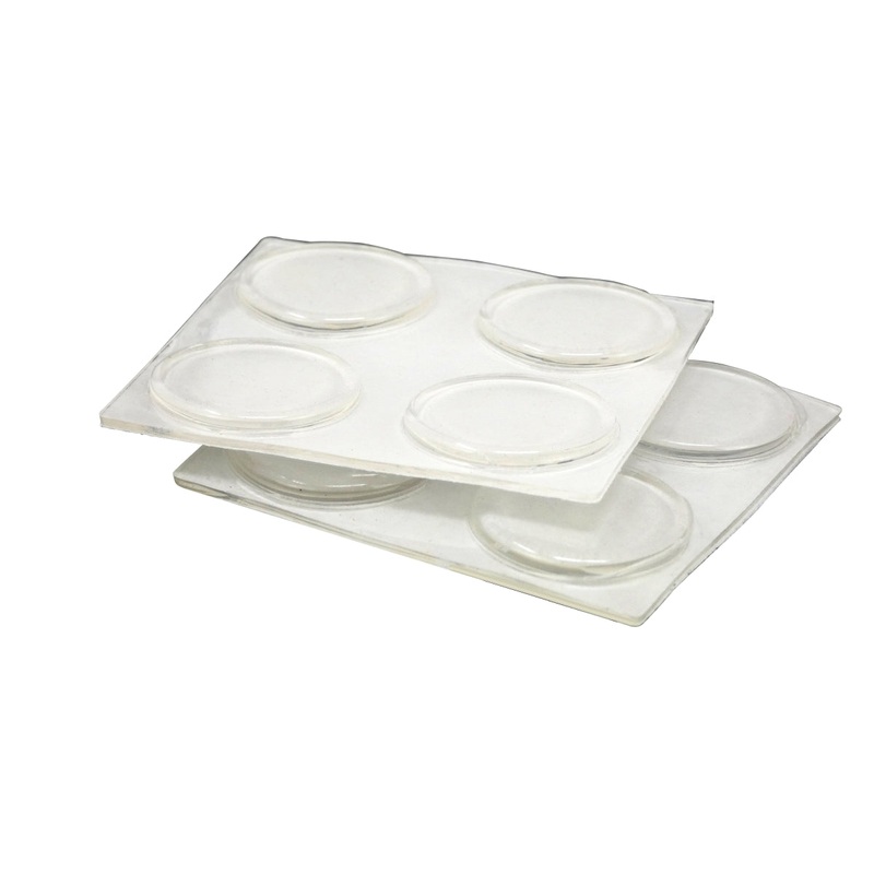 Shepherd Hardware  3/4-Inch SurfaceGard Clear Adhesive Bumper Pads, 8-Count
