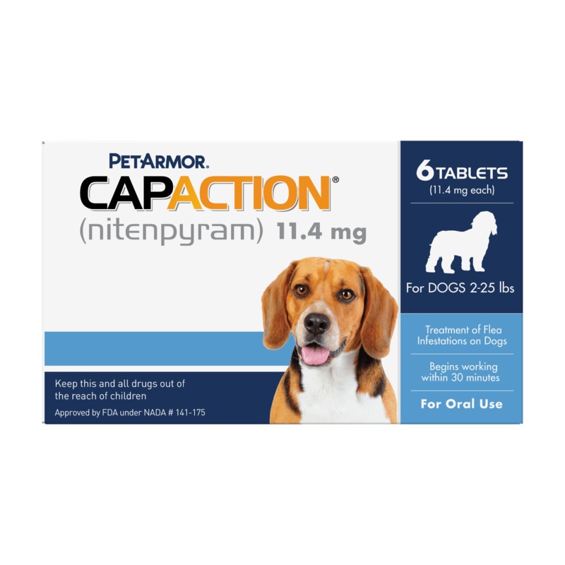 Petarmor Capaction Fast-Acting Oral Flea Treatment for Small Dogs