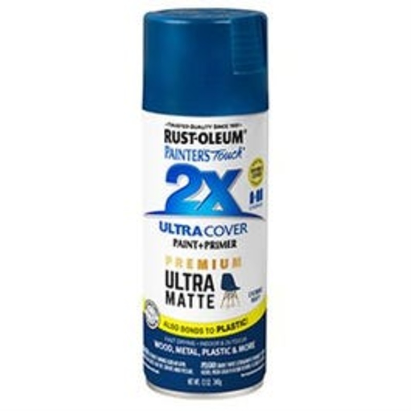 Painter’s Touch 2X Premium Ultra Matte Spray Paint, Evening Navy, 12-oz.