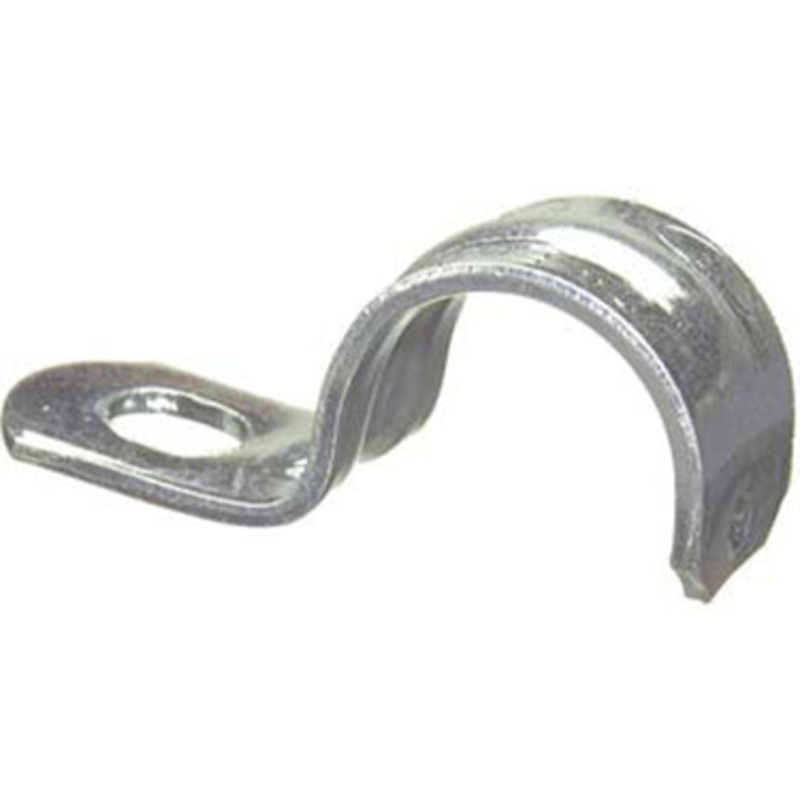 1 IN EMT ONE HOLE STRAP 4/BG