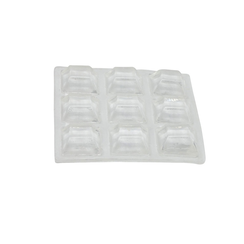 Shepherd Hardware 1/2-Inch SurfaceGard Clear Adhesive Bumper Pads, 9-Count