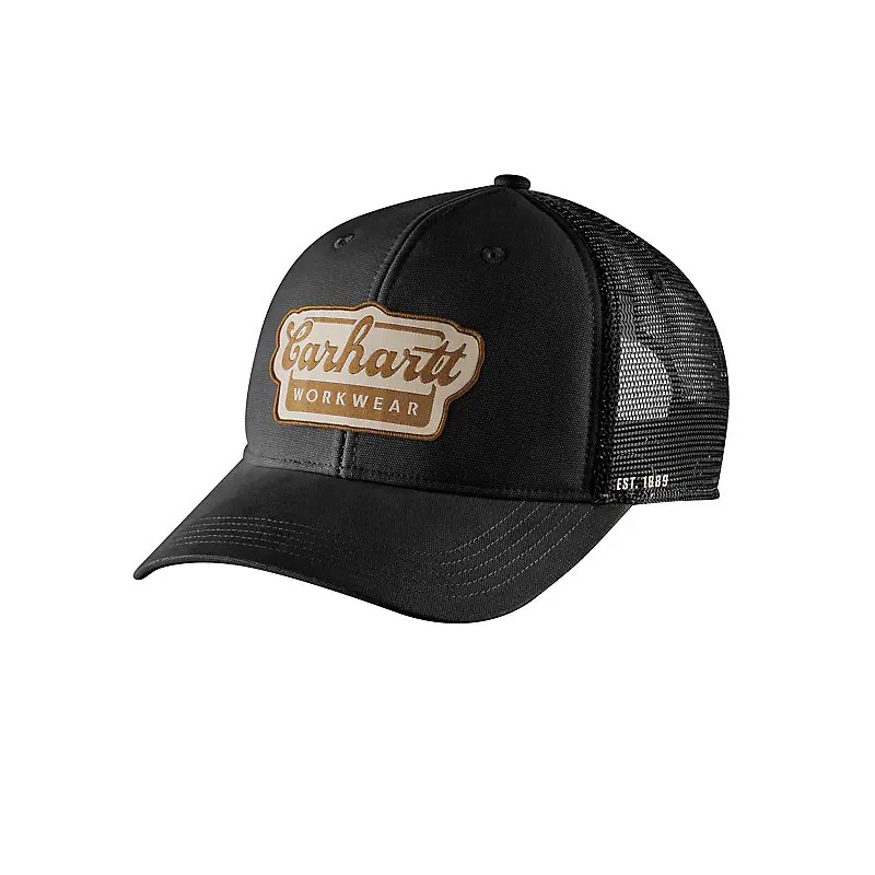 Carhartt Rugged Flex Twill Mesh-Back Script Patch Cap