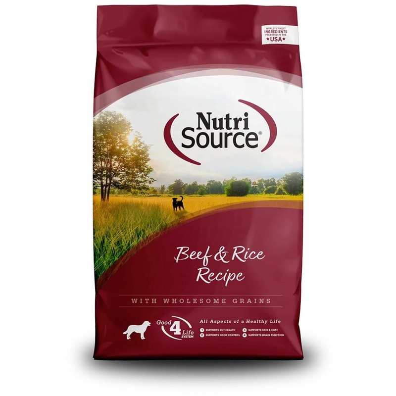 NutriSource Beef & Brown Rice Recipe Dry Dog Food